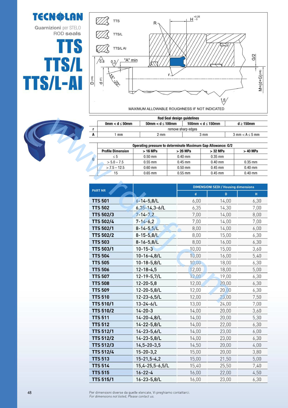 TTS/L油封安裝圖