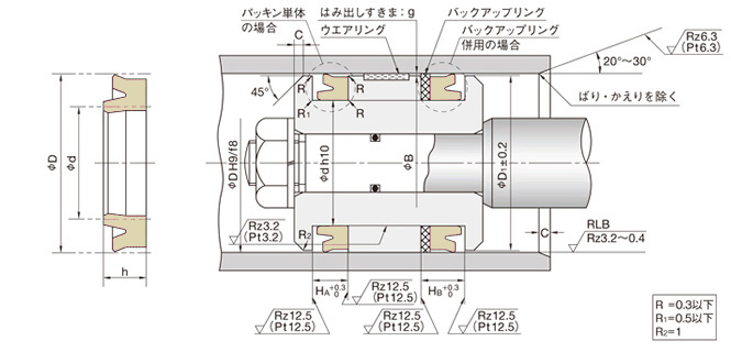 進(jìn)口油封OSI安裝圖