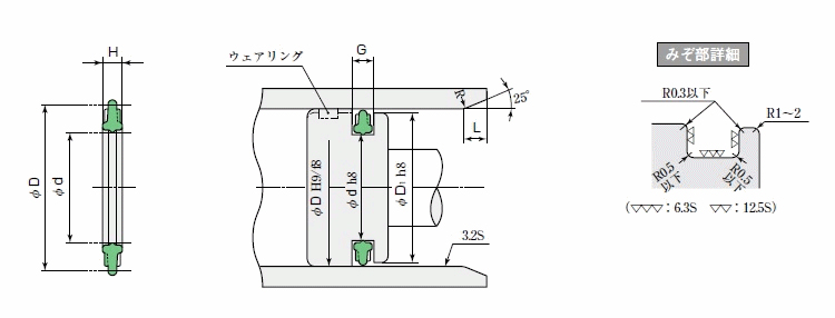 日本阪上氣封PPD型